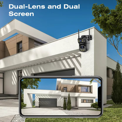 4K 8MP Dual Lens WiFi Outdoor IP Camera