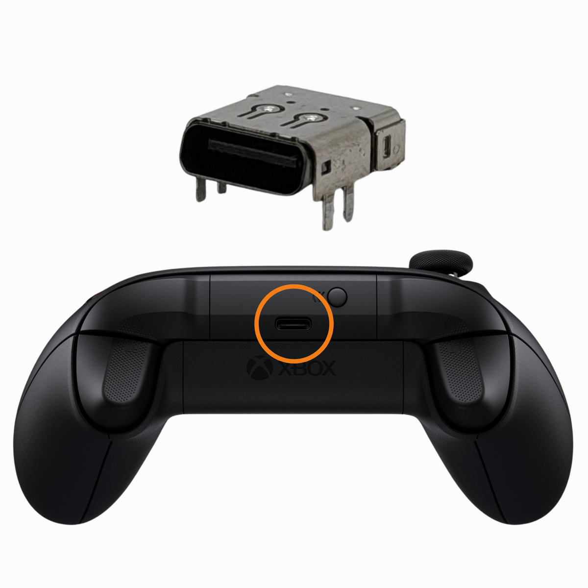 Microsoft Xbox Series Controller USB-C Charging Port