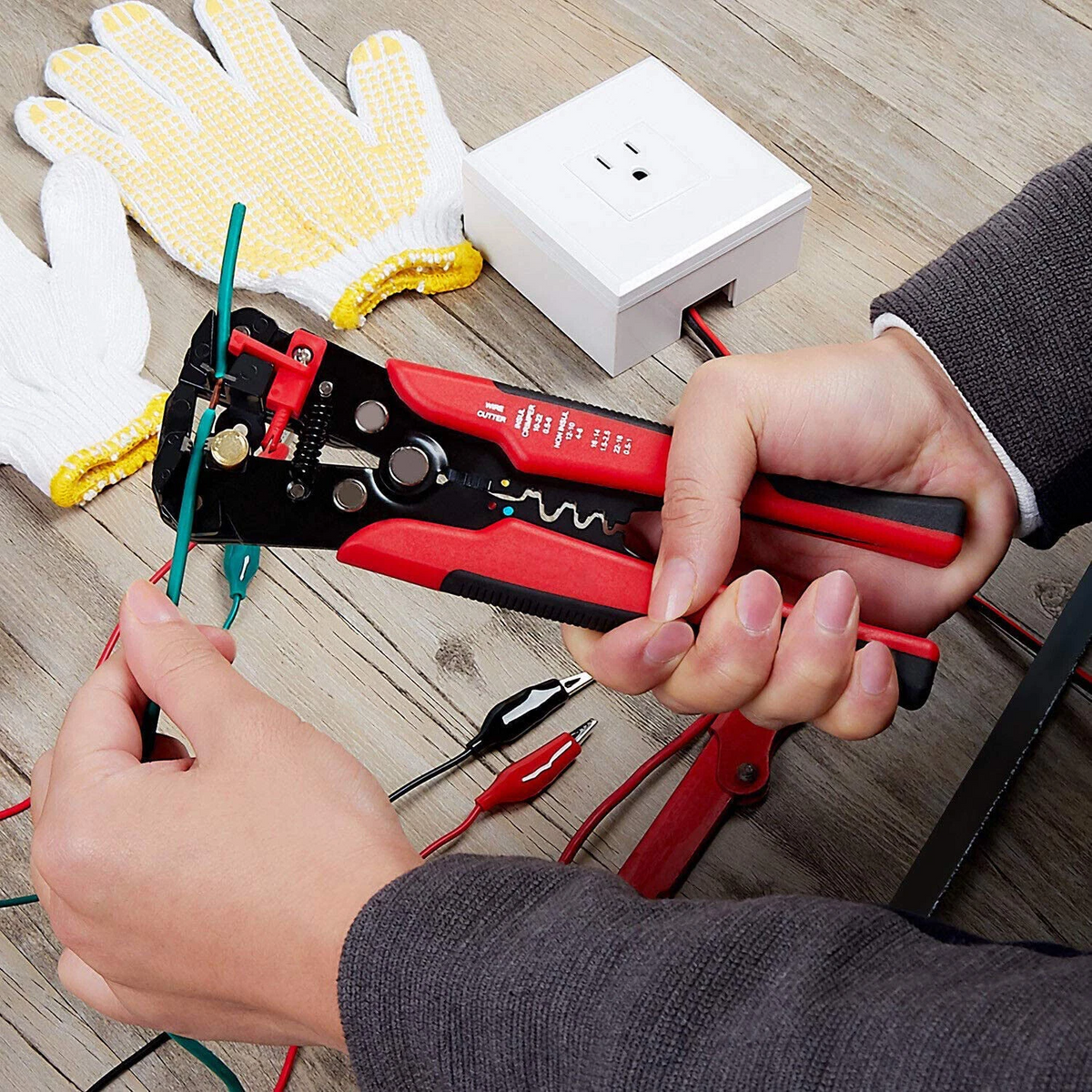 Wire Stripper and Crimper Tool 0.5–6mm²