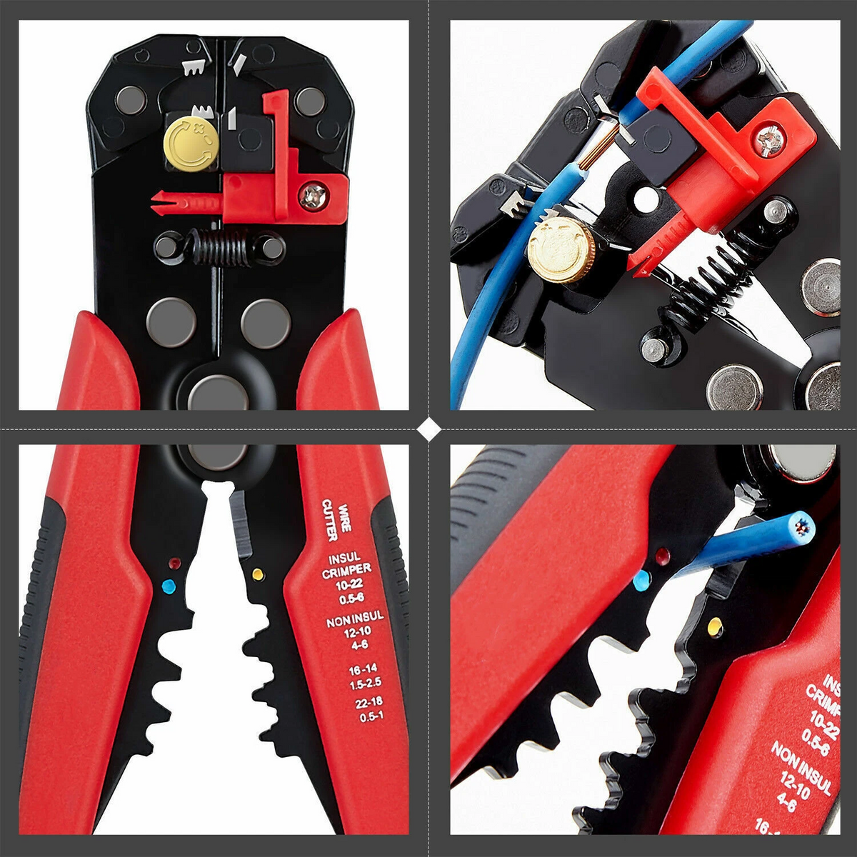 Wire Stripper and Crimper Tool 0.5–6mm²